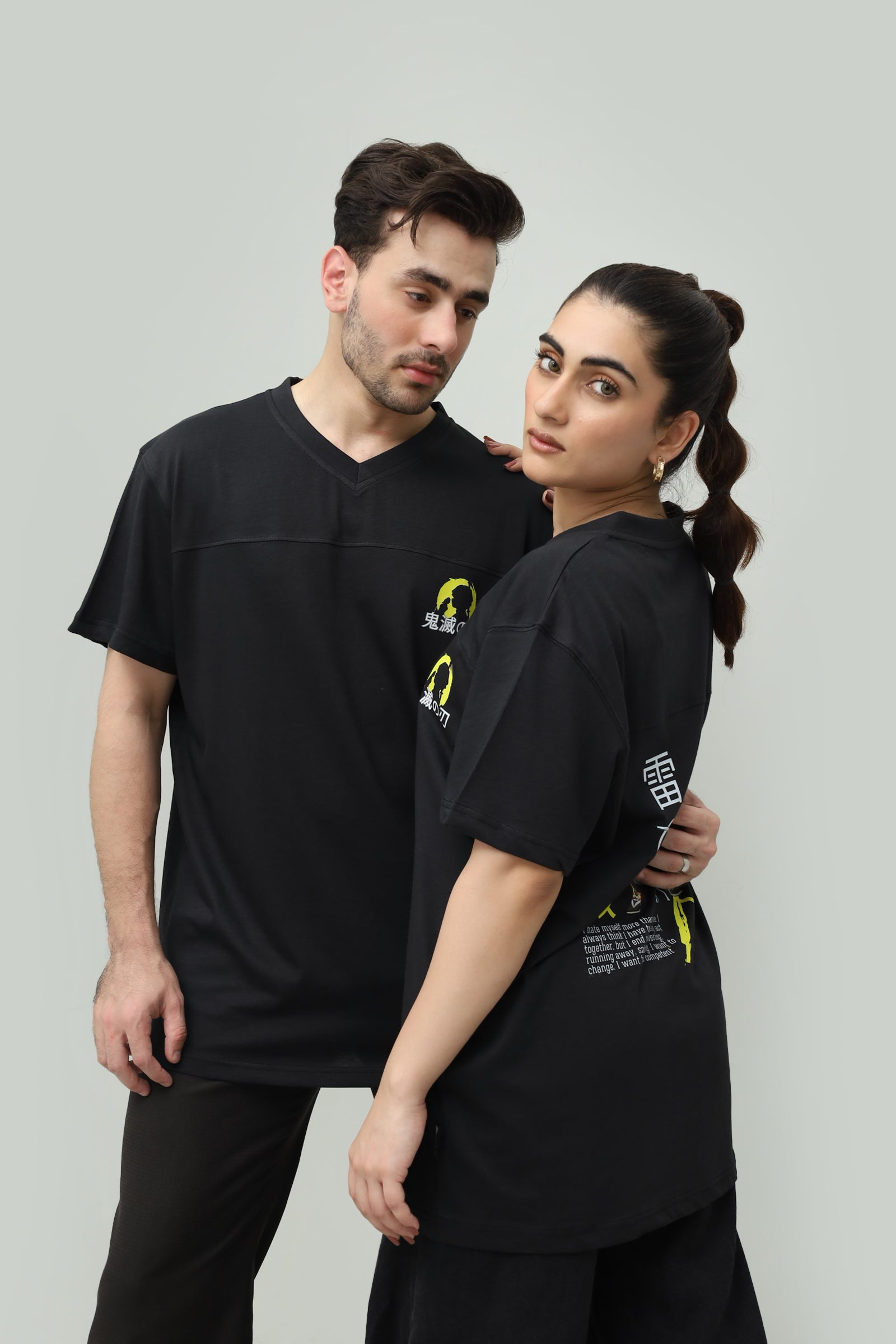 Thunder Breathing Drop Shoulder Tee