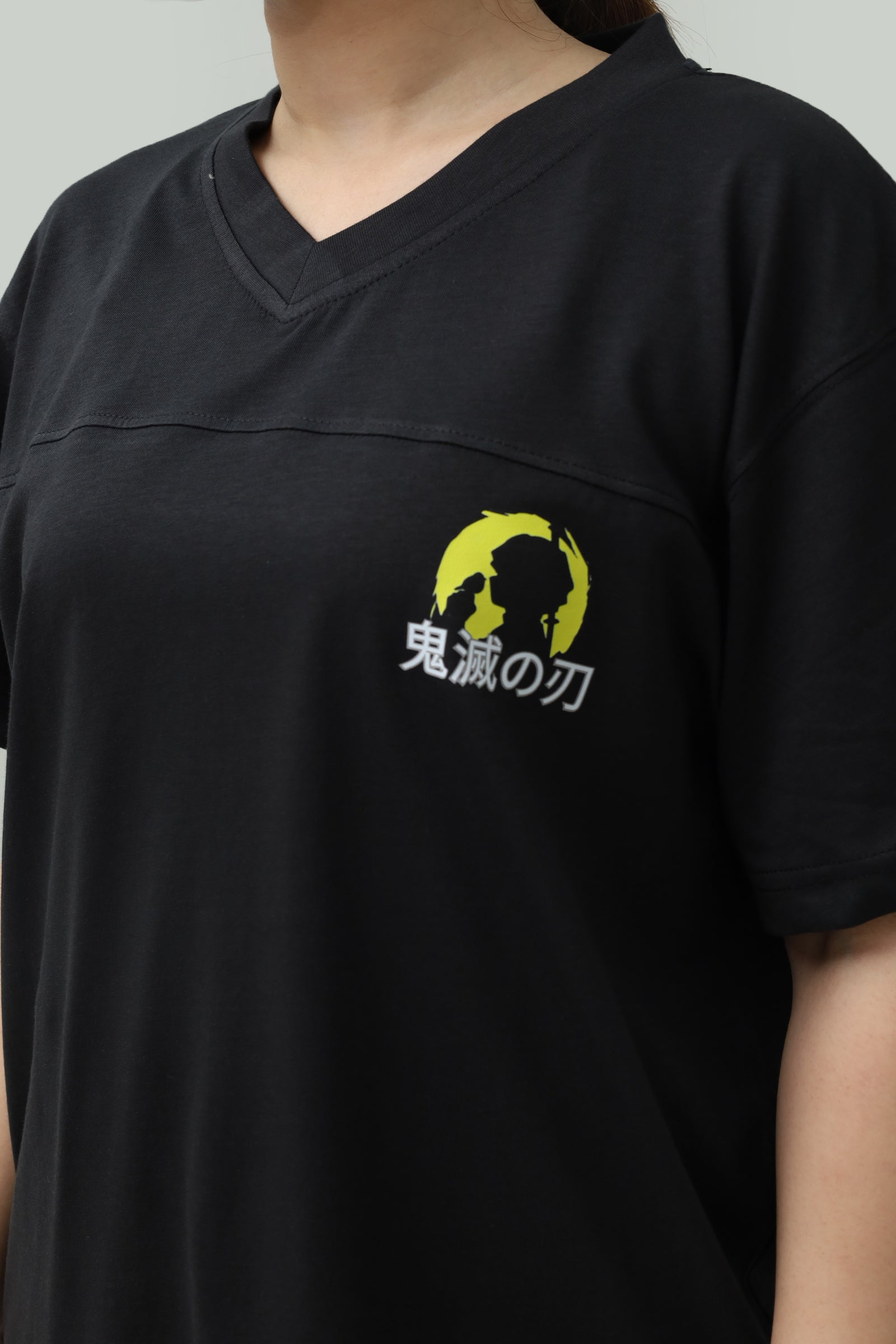 Thunder Breathing Drop Shoulder Tee